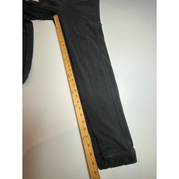 LULULEMON Women's Gray Striped Casual Joggers Sweatpants Size 8 - Picture 2 of 6